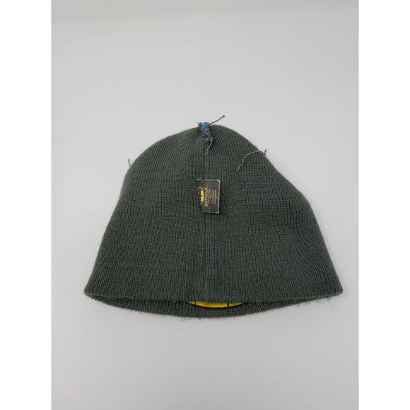 Youth Boys DC Comics Beanie Hat Striped Blue Black Gray Graphic Logo SEE DESC - Picture 8 of 10